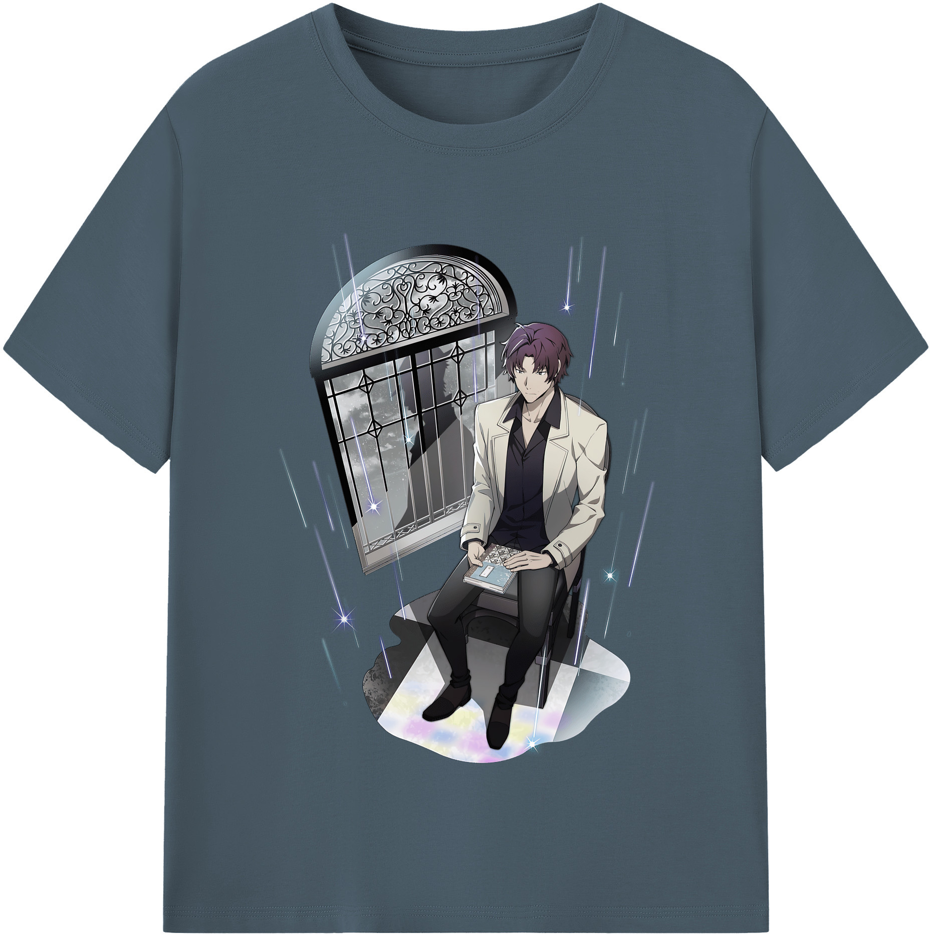 （画像用） 文豪ストレイドッグス Bungo Stray Dogs 綿100％半袖Tシャツ（フロントプリント）